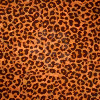 Royalty Free Clipart Image of a Leopard Print Background