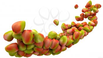 Royalty Free Clipart Image of Mango Fruits