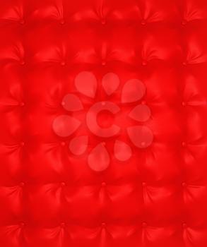 Royalty Free Clipart Image of a Leather Button Pattern