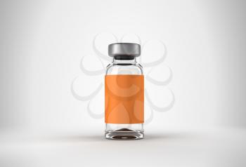 Royalty Free Clipart Image of an Ampoule 