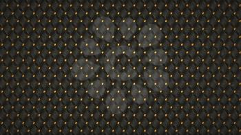 Bumped Alligator skin background with ornament and golden buttons. Useful as pattern
