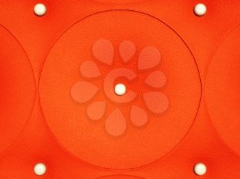 Red leather pattern with white knobs or buttons. Large resolution