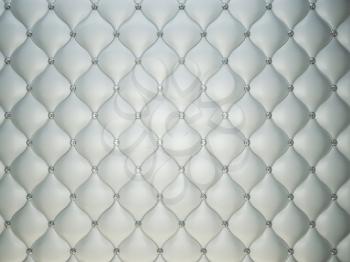 Luxury grey leather background with diamonds or gemstones. Useful as luxury pattern