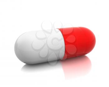 Royalty Free Clipart Image of a Capsule