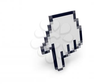 Royalty Free Clipart Image of a Cursor