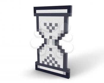 Royalty Free Clipart Image of an Hourglass