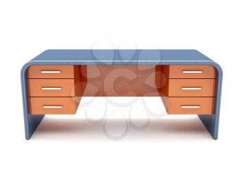 Royalty Free Clipart Image of a Desk