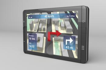 Royalty Free Clipart Image of a GPS