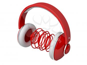 Royalty Free Clipart Image of Headphones