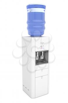 Royalty Free Clipart Image of a Water Cooler