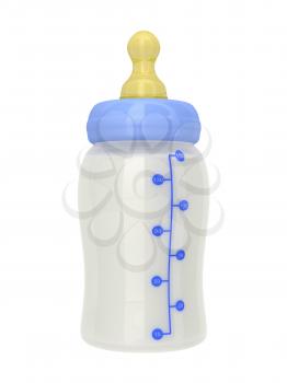 Royalty Free Clipart Image of a Baby Bottle