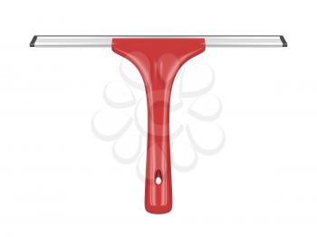 Glass cleaner on white background