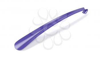 Shoehorn on white shiny background