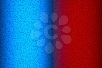 Glass with water drops on it, 3d rendering. Computer digital drawing.