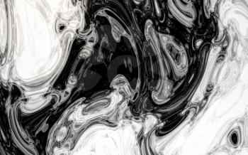 Flowing wave pattern, Chinese ink painting style, 3d rendering. Computer digital drawing.