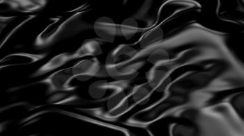 3D Illustration Abstract Black Background with Glare