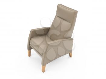 Royalty Free Clipart Image of an Armchair