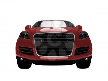 Royalty Free Clipart Image of an Audi SUV