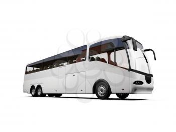 Royalty Free Clipart Image of a Bus