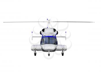 Royalty Free Clipart Image of a Helicopter