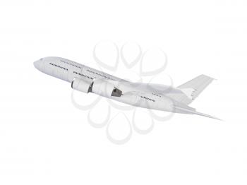 Royalty Free Clipart Image of an Airplane