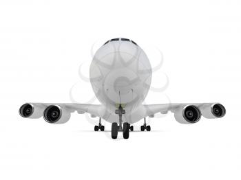 Royalty Free Clipart Image of an Airplane