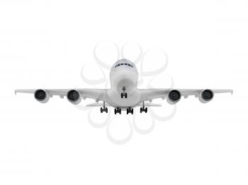 Royalty Free Clipart Image of an Airplane