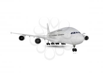 Royalty Free Clipart Image of an Airplane