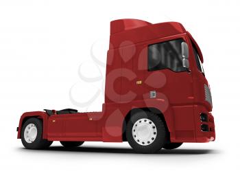 Royalty Free Clipart Image of a Transport Truck