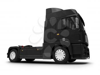 Royalty Free Clipart Image of a Transport Truck