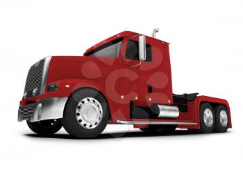 Royalty Free Clipart Image of a Transport Truck