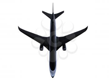 Royalty Free Clipart Image of an Airplane