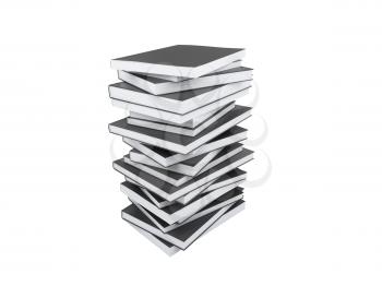 Royalty Free Clipart Image of a Stack of Books