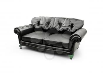 Royalty Free Clipart Image of a Couch