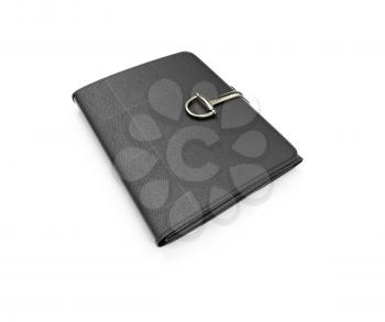 Royalty Free Clipart Image of a Leather Wallet