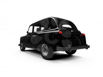 Royalty Free Clipart Image of a Black Car