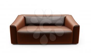 Royalty Free Clipart Image of a Couch