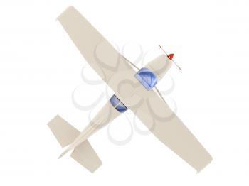 Royalty Free Clipart Image of an Airplane