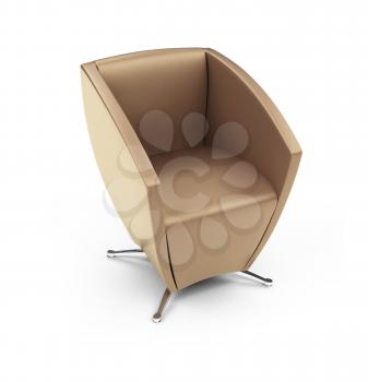 Royalty Free Clipart Image of an Armchair