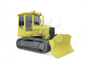 Royalty Free Clipart Image of a Construction Vehicle