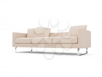 Royalty Free Clipart Image of a Couch