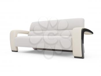 Royalty Free Clipart Image of a Couch