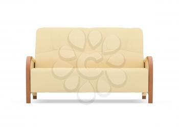 Royalty Free Clipart Image of a Couch