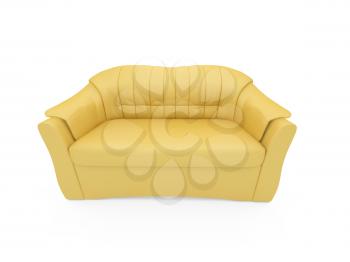 Royalty Free Clipart Image of a Couch