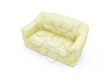 Royalty Free Clipart Image of a Couch