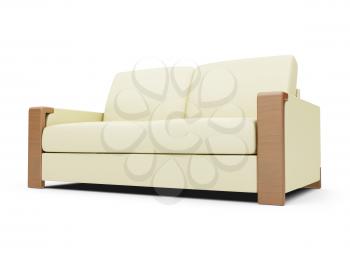 Royalty Free Clipart Image of a Couch