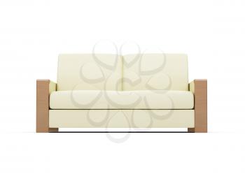 Royalty Free Clipart Image of a Couch