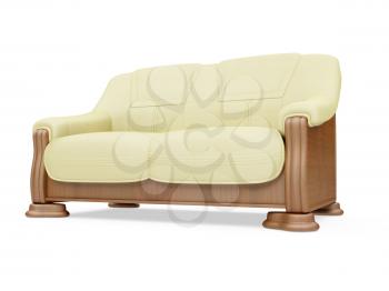 Royalty Free Clipart Image of a Couch