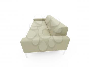 Royalty Free Clipart Image of a Couch