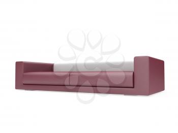 Royalty Free Clipart Image of a Couch